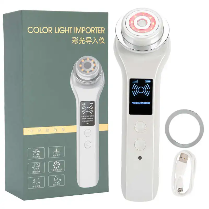 EMS Photon Light Therapy Face Machine Anion Cleaning Lifting Skin Rejuvenation Machine for Women
EMS Photon Light Therapy Face Machine Anion Cleaning Lifting Skin Rejuvenation Machine for Women