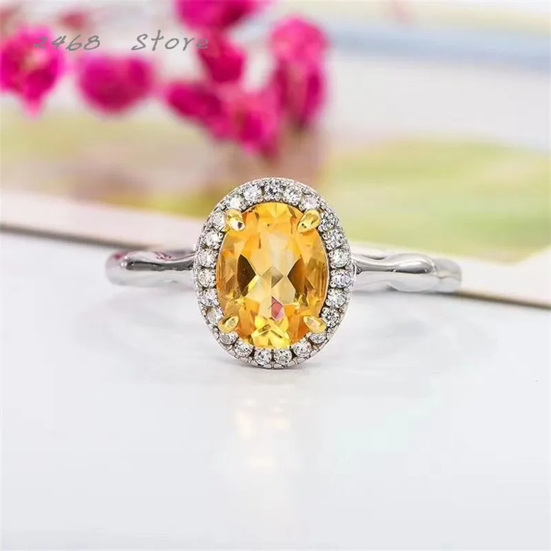 New women's 925 silver inlaid natural citrine ring, exquisitely crafted, stylish personality, highlighting the temperament
New women's 925 silver inlaid natural citrine ring, exquisitely crafted, stylish personality, highlighting the temperament