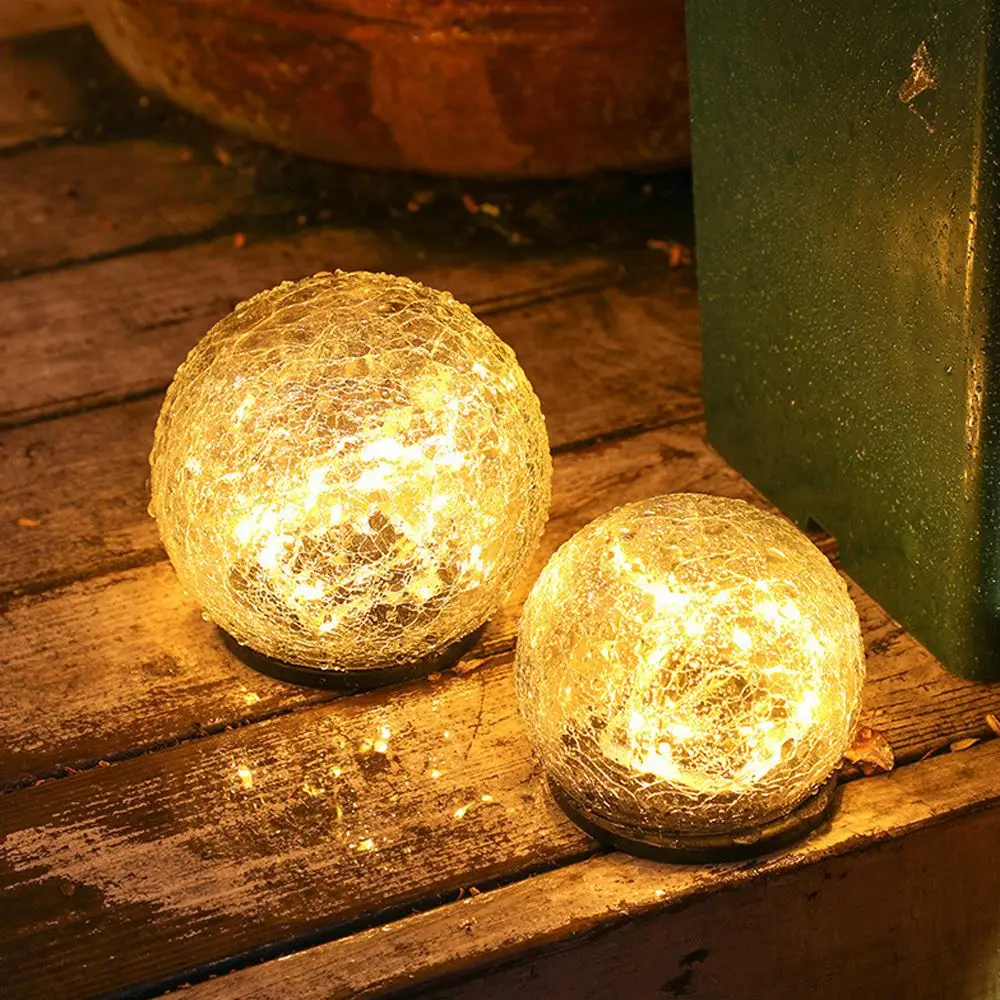 Garden Decoration Outdoor Solar Led Light Outdoor Garden Cracked Glass Ball LED Solar Light Waterproof Street Decorative Lights
Garden Decoration Outdoor Solar Led Light Outdoor Garden Cracked Glass Ball LED Solar Light Waterproof Street Decorative Lights