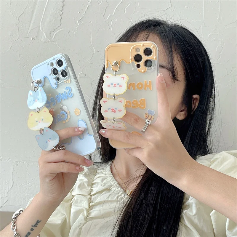 Cartoon Cute Pink Bear Love Wristband Bracelet Phone Case For iPhone 12 11 Pro Max XR X XS 7 8 Plus Bumper Soft Back Cover
Cartoon Cute Pink Bear Love Wristband Bracelet Phone Case For iPhone 12 11 Pro Max XR X XS 7 8 Plus Bumper Soft Back Cover