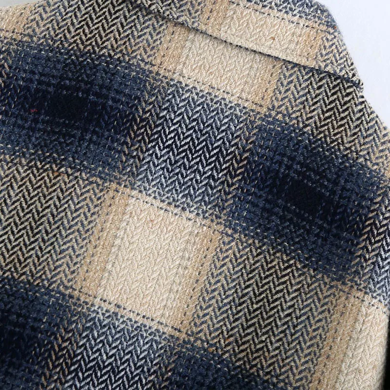Grey Lapel Long Sleeve Women's Jacket Coat Fashion Oversized Lattice Retro Pocket Female Side Split Coat Chic Tops
Grey Lapel Long Sleeve Women's Jacket Coat Fashion Oversized Lattice Retro Pocket Female Side Split Coat Chic Tops