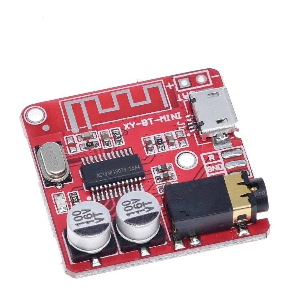DIY Bluetooth Audio Receiver board Bluetooth 4.0 4.1 4.2 5.0 MP3 Lossless Decoder Board Wireless Stereo Music Module 3.7-5V
DIY Bluetooth Audio Receiver board Bluetooth 4.0 4.1 4.2 5.0 MP3 Lossless Decoder Board Wireless Stereo Music Module 3.7-5V
