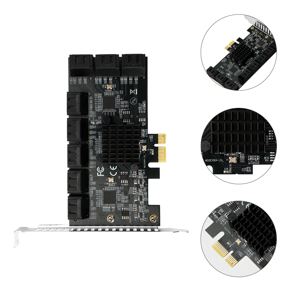 1 шт. PCIE X1 16-портовый адаптер SATA Чиа адаптер поставка для компьютера (черный)
1 шт. PCIE X1 16-портовый адаптер SATA Чиа адаптер поставка для компьютера (черный)