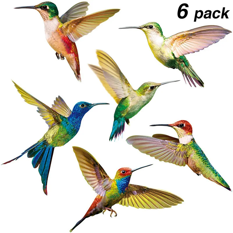 Anti-collision No Glue Needed Hummingbird Electrostatic Glass Film Window Clings Window Sticker 6/8Pcs Unique Window Decor Hot
Anti-collision No Glue Needed Hummingbird Electrostatic Glass Film Window Clings Window Sticker 6/8Pcs Unique Window Decor Hot