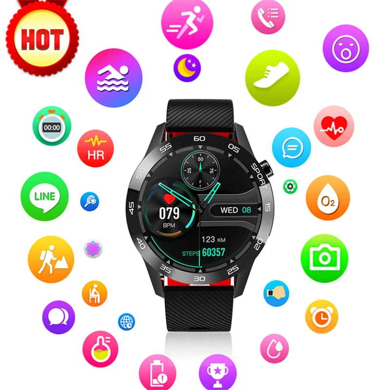 Smart Watch Men IP67 Waterproof Reloj Hombre Mode SmartWatch f22 Blood Pressure Heart Rate sports fitness watches L8 upgrade
Smart Watch Men IP67 Waterproof Reloj Hombre Mode SmartWatch f22 Blood Pressure Heart Rate sports fitness watches L8 upgrade