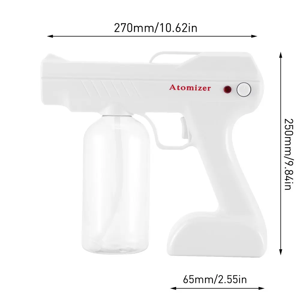 Ultraviolet Atomization Sterilizer Handheld Rechargeable Steam Sprayer Portable Electric Sprayer Smart ULV Sterilizer
Ultraviolet Atomization Sterilizer Handheld Rechargeable Steam Sprayer Portable Electric Sprayer Smart ULV Sterilizer