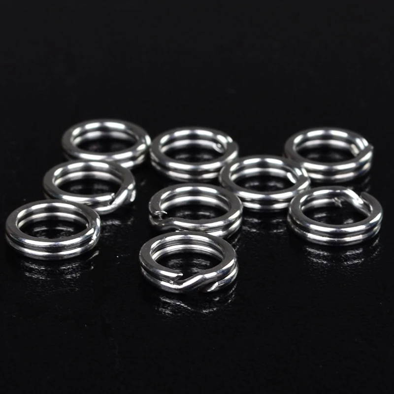 100pcs/set Silver Stainless Steel Fishing Split Ring Connecting Fishing Rings Double Loop Split Open 3#-8#
100pcs/set Silver Stainless Steel Fishing Split Ring Connecting Fishing Rings Double Loop Split Open 3#-8#