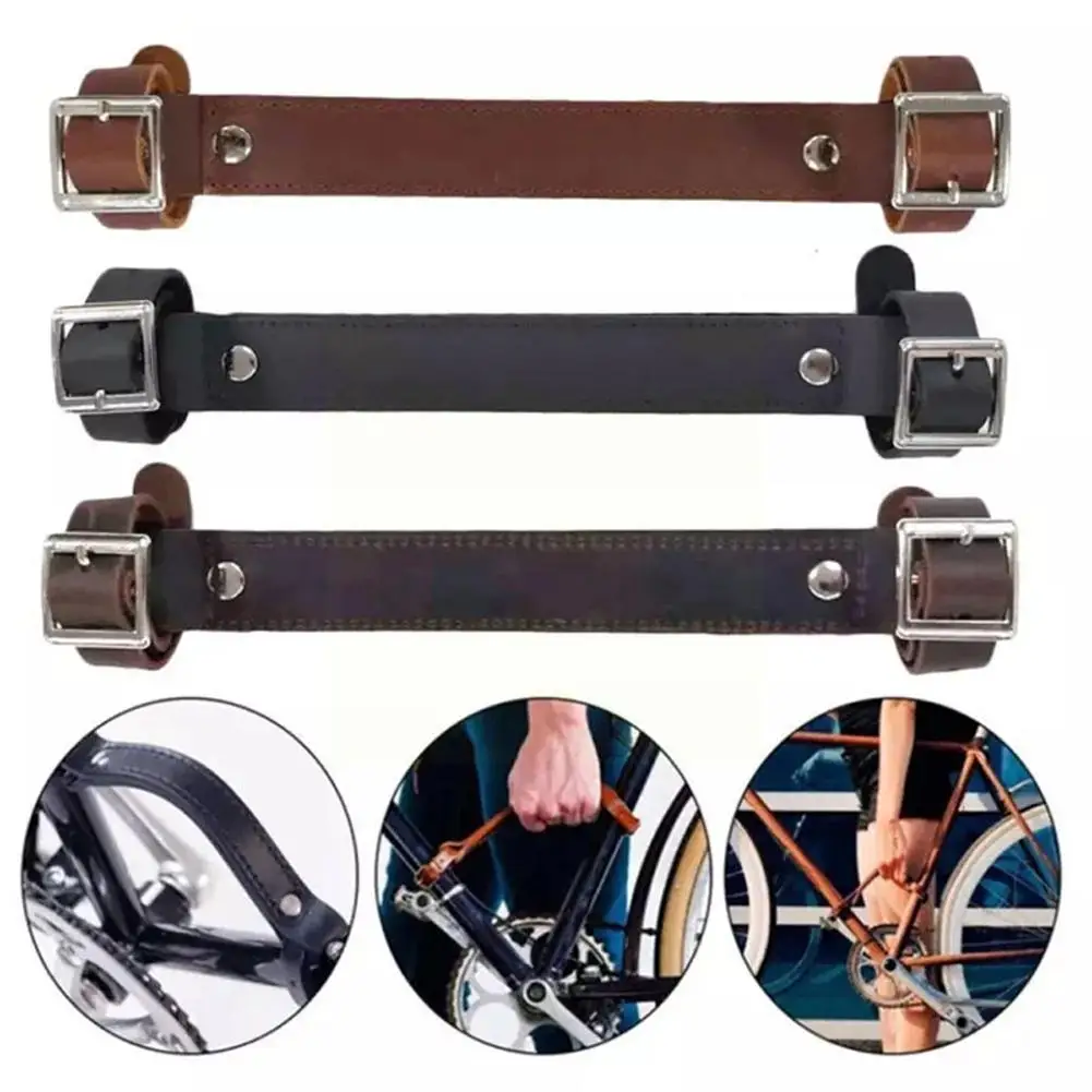Folding Bike Frame Carry Handle Bike Handle Strap Leather Cycling Strap Frame Belt Tools Protection Strap Handlebar Bicycle I5P7
Folding Bike Frame Carry Handle Bike Handle Strap Leather Cycling Strap Frame Belt Tools Protection Strap Handlebar Bicycle I5P7