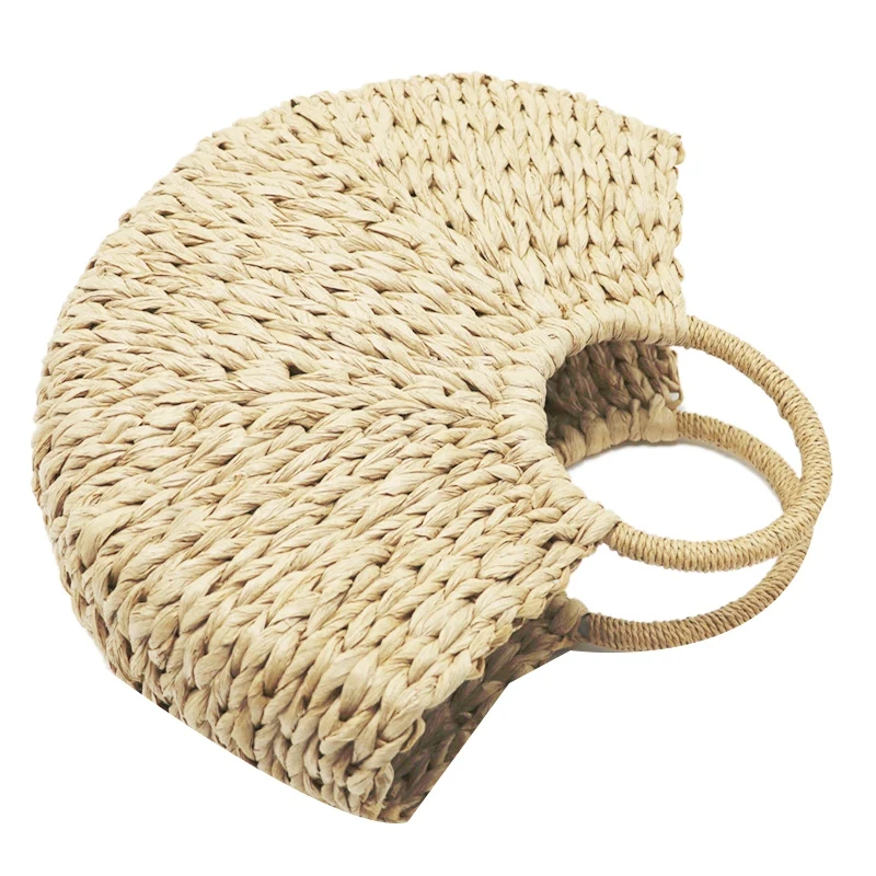Handmade Beach Bag Round Straw Tote Bag Large Bucket Summer Bag Ladies Natural Shopping Basket Handbag
Handmade Beach Bag Round Straw Tote Bag Large Bucket Summer Bag Ladies Natural Shopping Basket Handbag