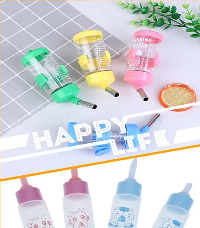 1PC 30/80ml Hamster Drinker Water Bottle Dispenser Feeder Hanging Pet Dog Guinea Pig Squirrel Rabbit Drinking Head Pipe Fountain
1PC 30/80ml Hamster Drinker Water Bottle Dispenser Feeder Hanging Pet Dog Guinea Pig Squirrel Rabbit Drinking Head Pipe Fountain