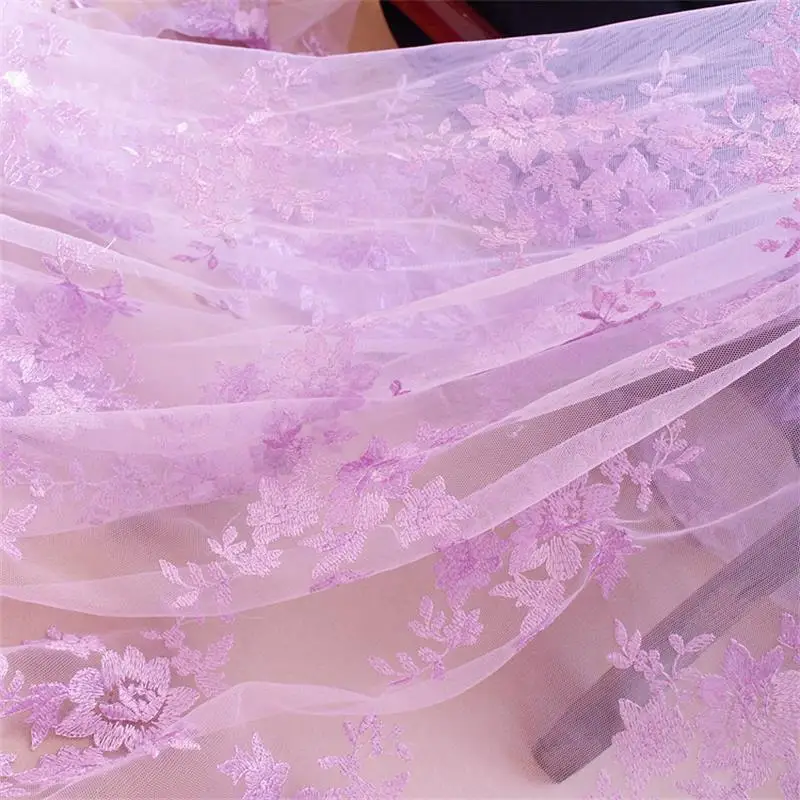 Wedding Lace Fabric Embroidered Flower Twig Dress Dress Lace Mesh Fabric Children's Clothing Sewing Accessories
Wedding Lace Fabric Embroidered Flower Twig Dress Dress Lace Mesh Fabric Children's Clothing Sewing Accessories
