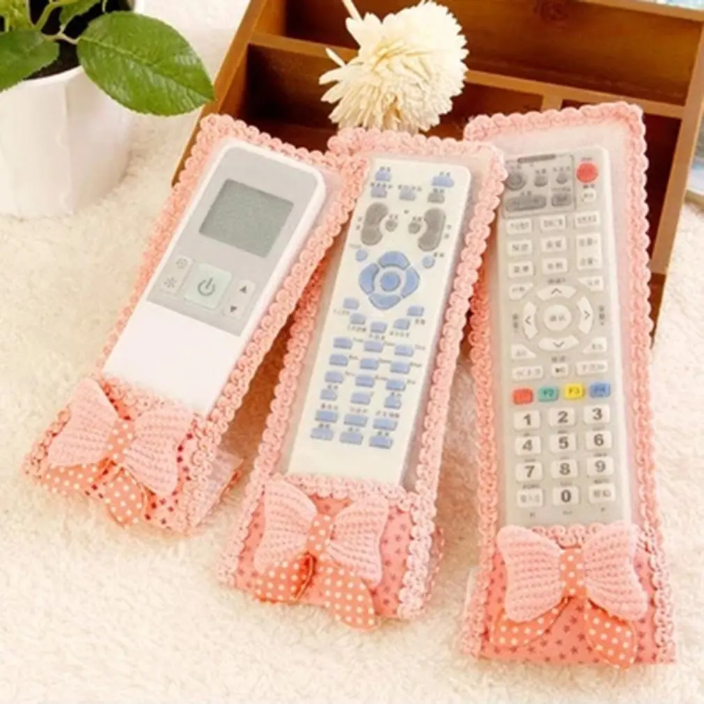 Tv Air Conditioning Remote Control Case Cover Bowknot Lace Cover Greaseproof Pastoral Dustproof Bag Air Condition Protection
Tv Air Conditioning Remote Control Case Cover Bowknot Lace Cover Greaseproof Pastoral Dustproof Bag Air Condition Protection