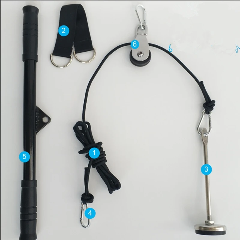 Fitness Pulley Cable Machine Arm Biceps Triceps Blaster Rope System Hand Strength Trainning Home Gym Workout Equipment F1089
Fitness Pulley Cable Machine Arm Biceps Triceps Blaster Rope System Hand Strength Trainning Home Gym Workout Equipment F1089