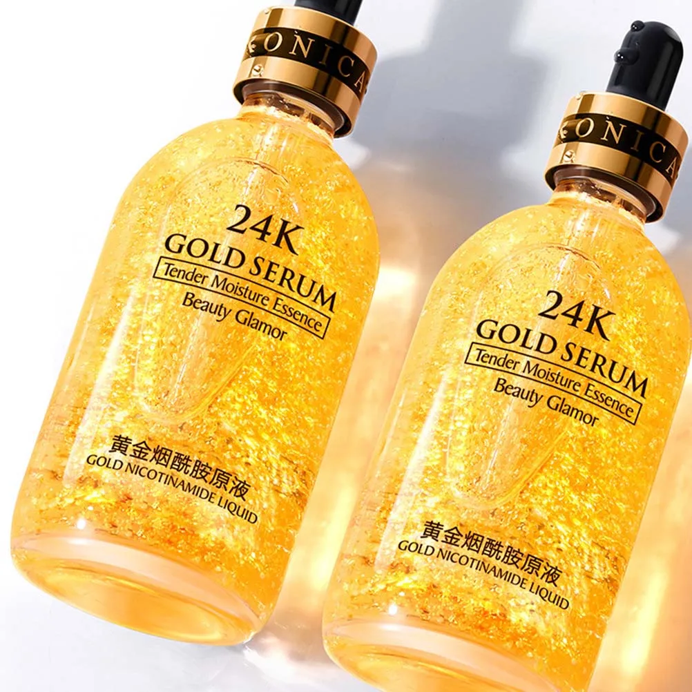 Коллаген против морщин 24K Gold, средство против старения, снижает поры, жидкость с гиалуроновой кислотой 
Коллаген против морщин 24K Gold, средство против старения, снижает поры, жидкость с гиалуроновой кислотой