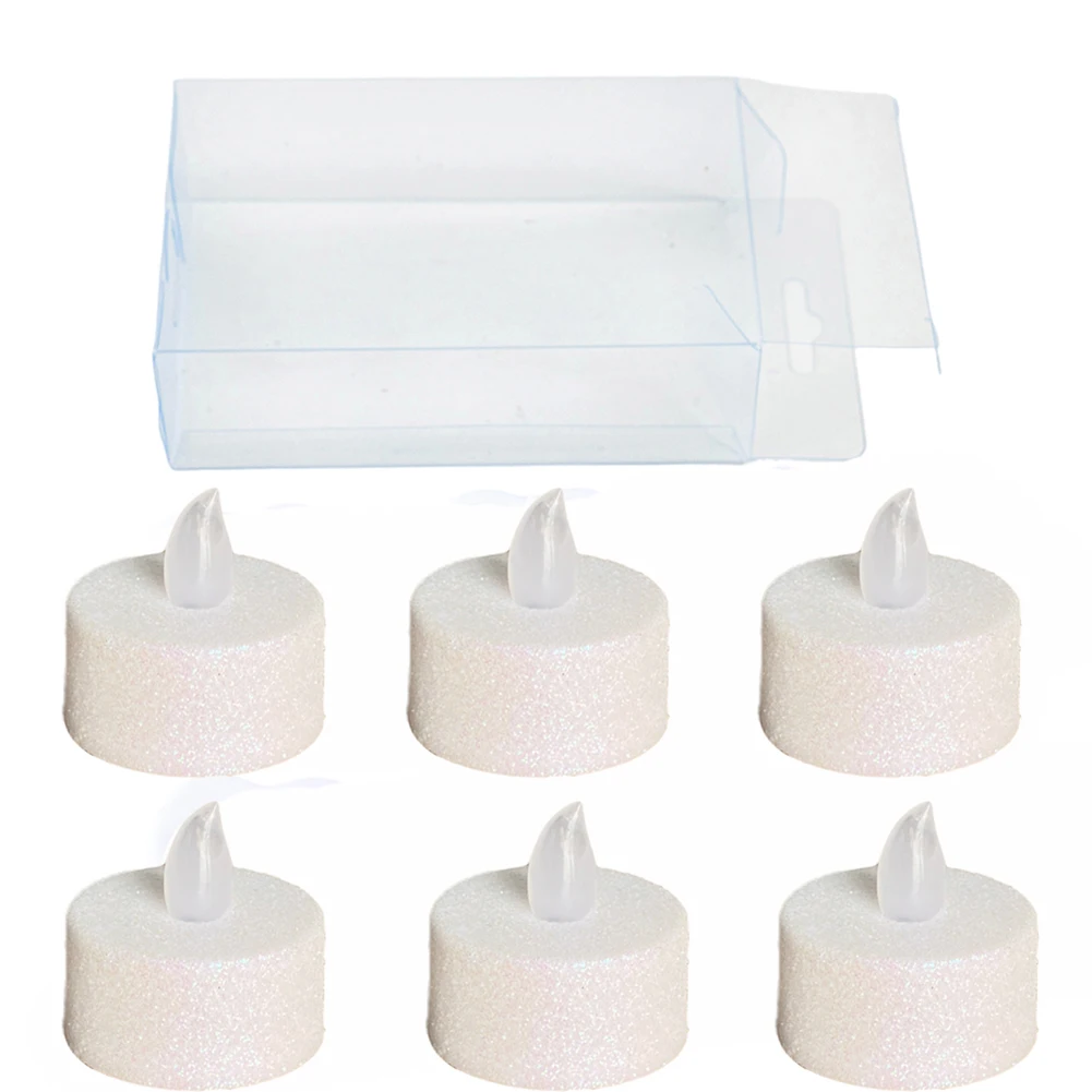 6Pcs LED Glitter Candle Light Flickering Ambient Lamp Wedding Ornament Decoration LED Electronic Candle Supplies
6Pcs LED Glitter Candle Light Flickering Ambient Lamp Wedding Ornament Decoration LED Electronic Candle Supplies