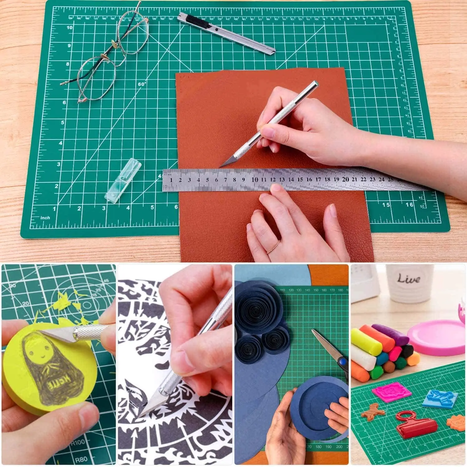New INS Multifunction Oversized Mat Pvc Self Healing Cutting Mat Cutting Pad Board Paper Cutter Knife Sculpture DIY Craft TooIs
New INS Multifunction Oversized Mat Pvc Self Healing Cutting Mat Cutting Pad Board Paper Cutter Knife Sculpture DIY Craft TooIs