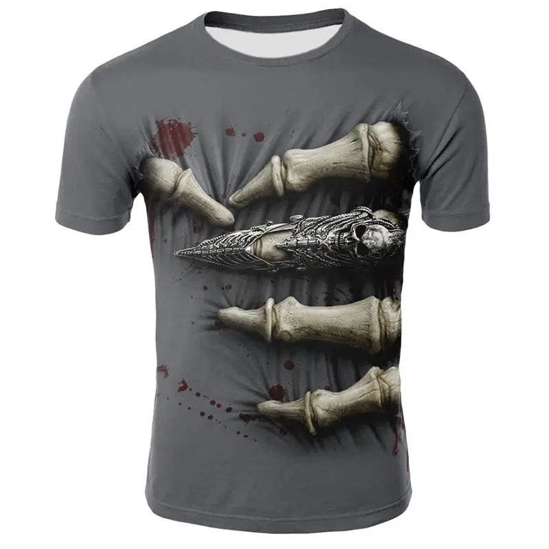 Summer 3D Print T Shirts Men Blood Finger Short Sleeve Casual Shirt Hip Hop Style Novelty
Summer 3D Print T Shirts Men Blood Finger Short Sleeve Casual Shirt Hip Hop Style Novelty