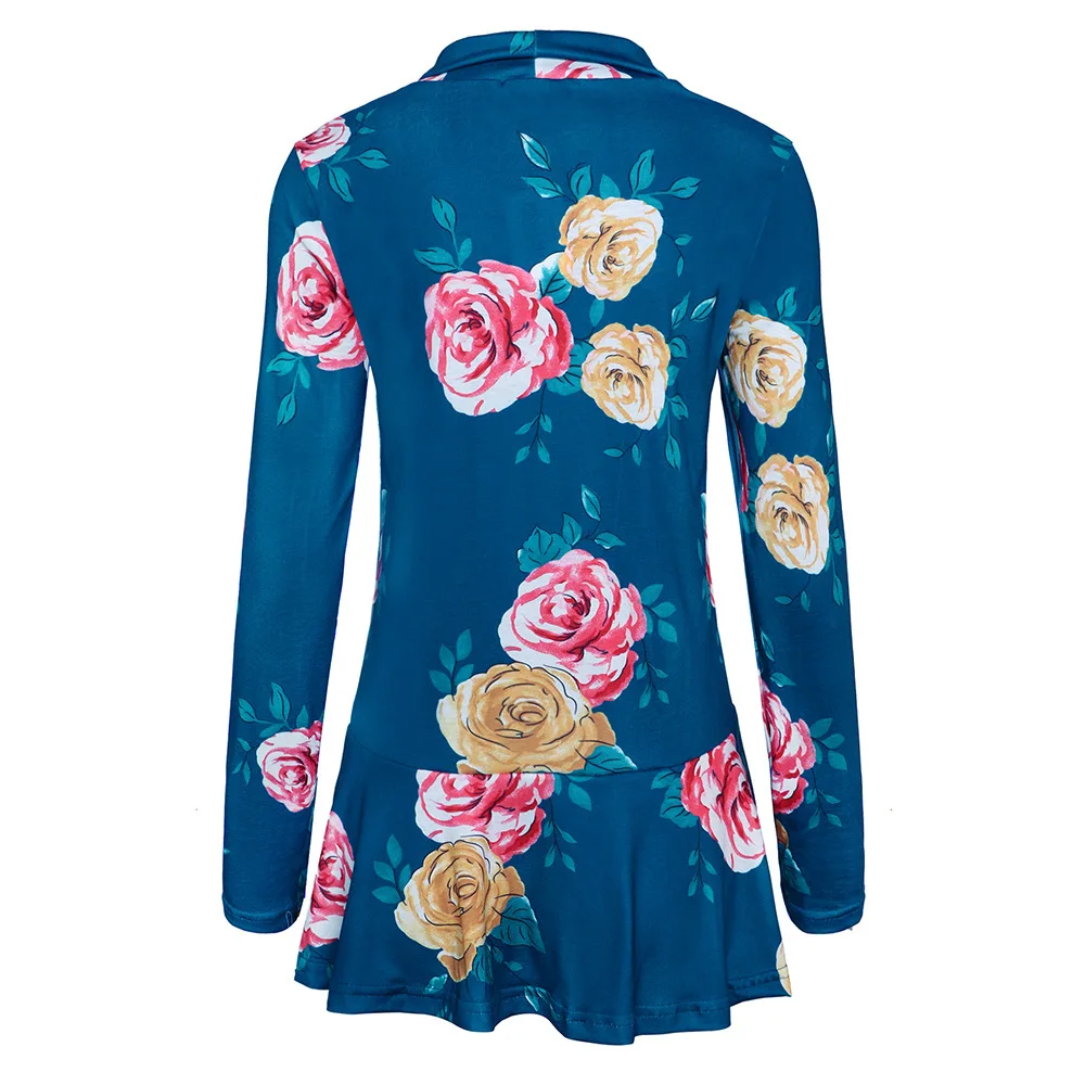 Autumn Spring Ruffles Woman Shirts Female Mama Plus Size Casual Tops Tshirts Printing Floral Long Sleeve T-shirts 
Autumn Spring Ruffles Woman Shirts Female Mama Plus Size Casual Tops Tshirts Printing Floral Long Sleeve T-shirts