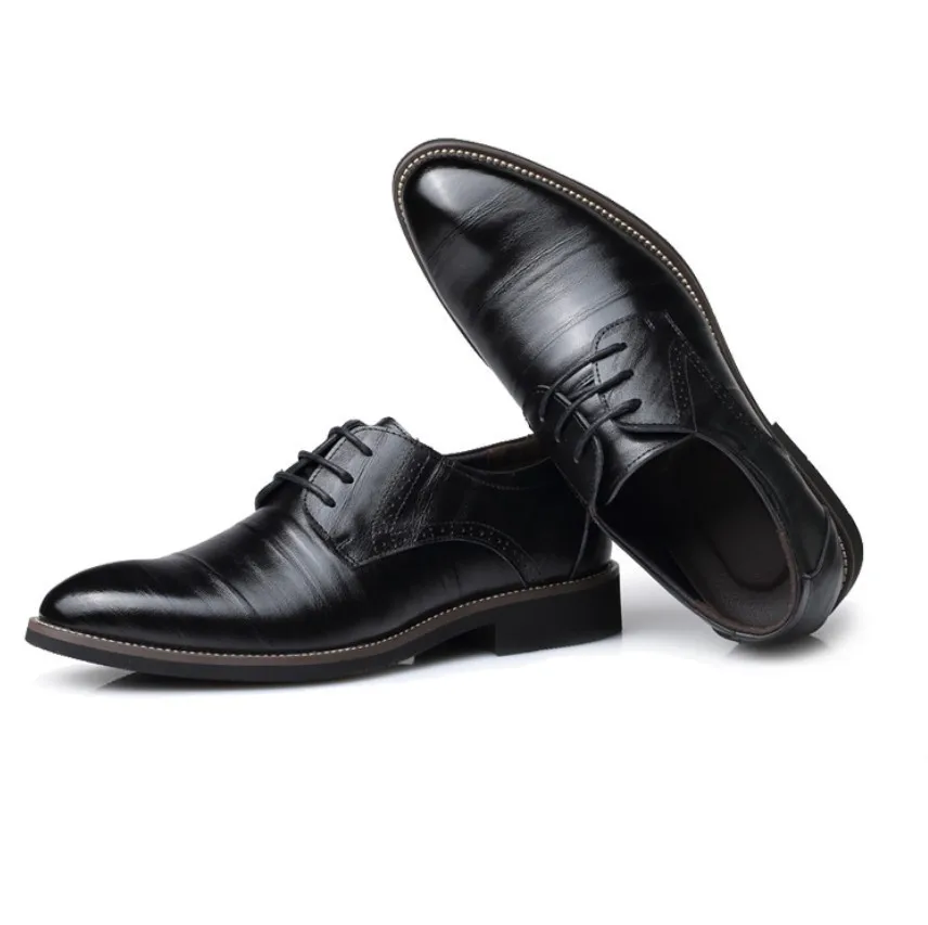 38 48 Мужская обувь кожаные деловые удобные стильные мужские туфли оксфорды #