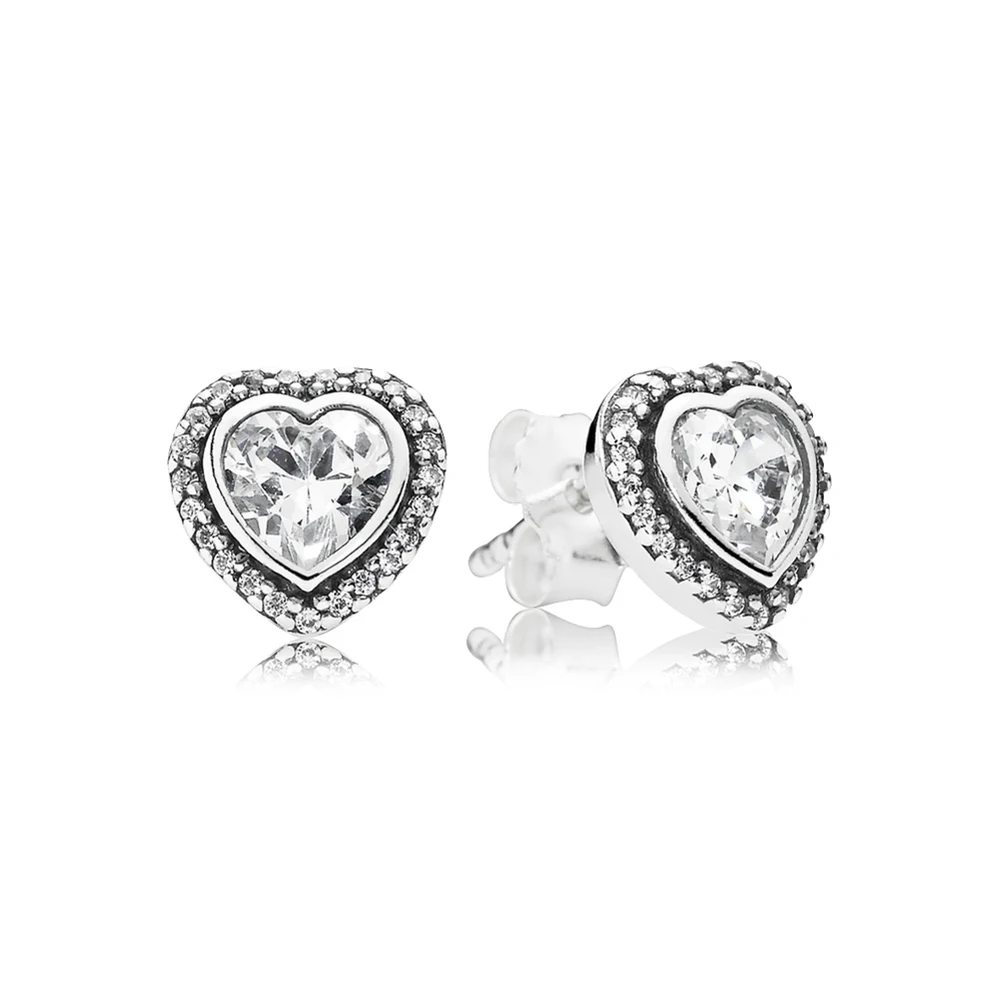 Classic 925 Sterling Silver Sparkling Love Stud Earrings For Women Luxury Fashion Daily Heart Crystal Earrings DIY Jewelry
Classic 925 Sterling Silver Sparkling Love Stud Earrings For Women Luxury Fashion Daily Heart Crystal Earrings DIY Jewelry