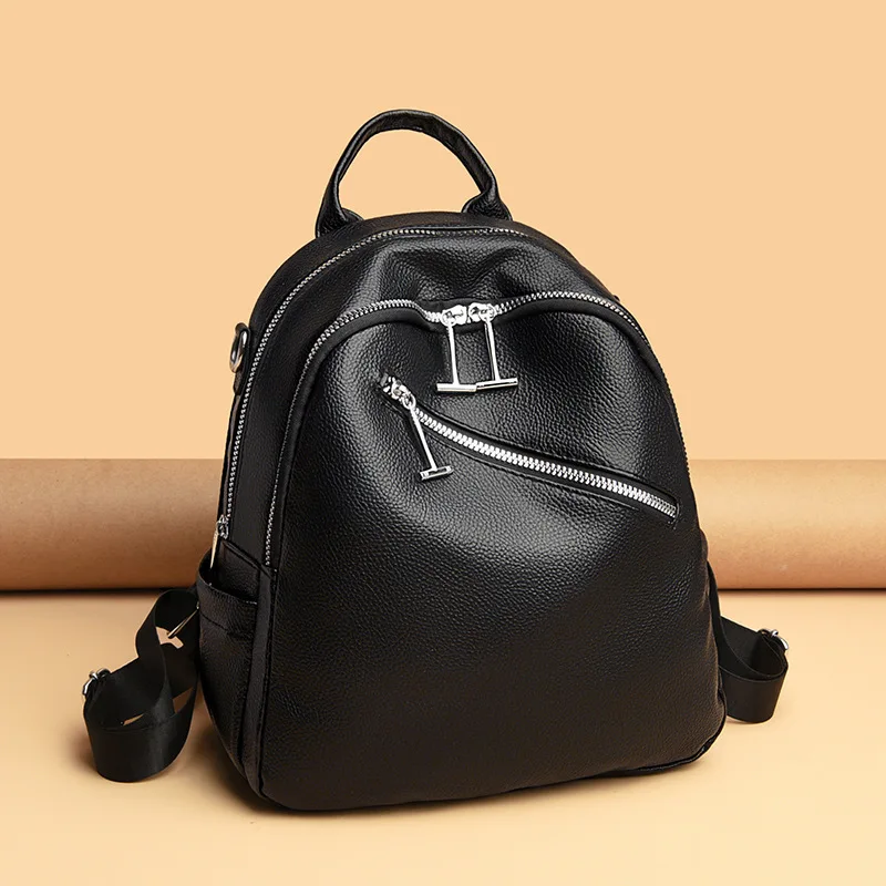 New Women's Casual Backpack Lychee Pattern Backpack Trendy Outdoor Travel Soft Leather Fashion Bag Backpacks Woman Luggage Bags
New Women's Casual Backpack Lychee Pattern Backpack Trendy Outdoor Travel Soft Leather Fashion Bag Backpacks Woman Luggage Bags