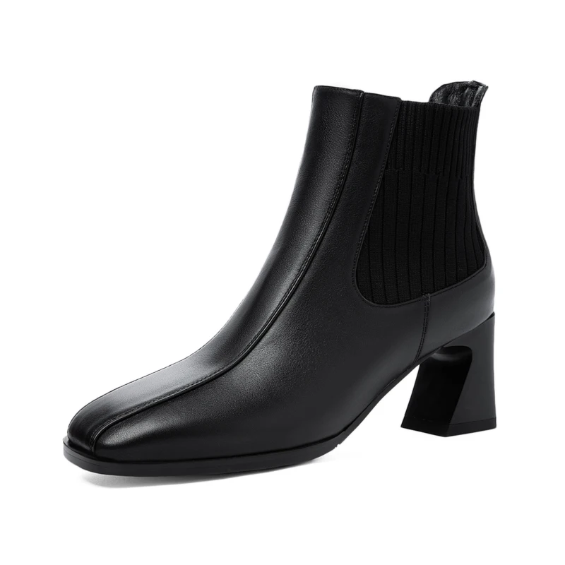 2020 Newest Square Toe Ladies Boots Genuine Leather knitting Concise High Heels Pumps Working Party Shoes Woman Heels
2020 Newest Square Toe Ladies Boots Genuine Leather knitting Concise High Heels Pumps Working Party Shoes Woman Heels