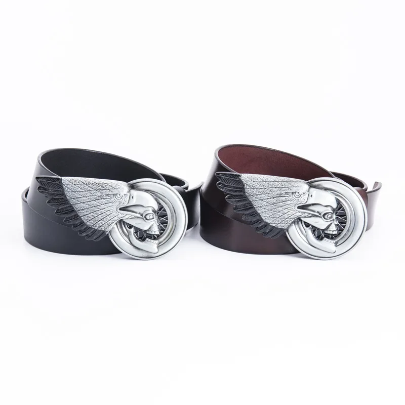 New Men's Personality Style Eagle Shape Zinc Alloy Belt Buckle Real Cowhide Casual Fashion All-match Belt
New Men's Personality Style Eagle Shape Zinc Alloy Belt Buckle Real Cowhide Casual Fashion All-match Belt