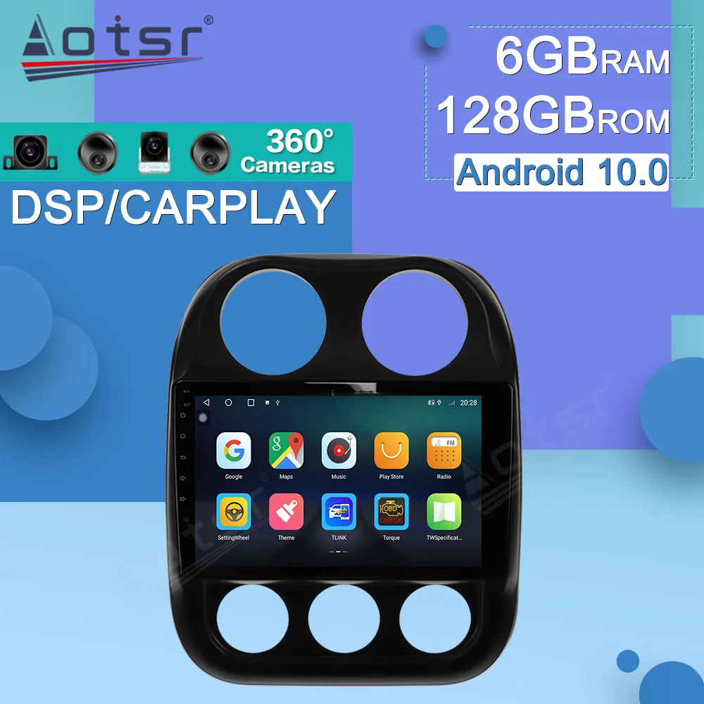 Car Radio For JEEP Compass Patriot Bluetooth 2010 2011 - 2016 Stereo 2 Din Player GPS Navigation Carplay DSP OBD Head Unit DSP
Car Radio For JEEP Compass Patriot Bluetooth 2010 2011 - 2016 Stereo 2 Din Player GPS Navigation Carplay DSP OBD Head Unit DSP