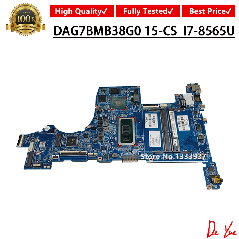 Материнская плата для ноутбука HP 15-CS с фотооборудованием, G7B(4G), системная плата DAG7BMB38G0
Материнская плата для ноутбука HP 15-CS с фотооборудованием, G7B(4G), системная плата DAG7BMB38G0