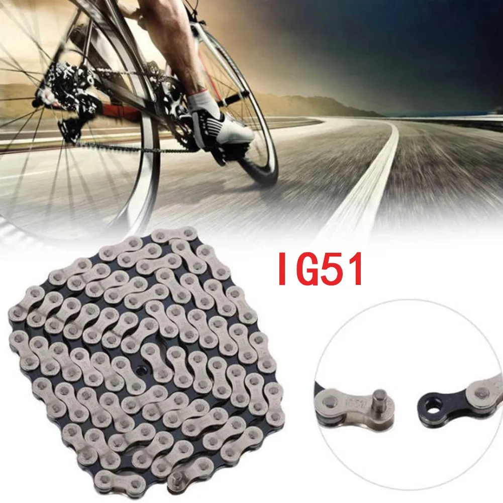 Bicycle Chain 6-7-8 Speed Bicycle Chain Half/Full Hollow Bike Chain Mountain/Road Chains IG51 116 Quick Link Freewheel Shift
Bicycle Chain 6-7-8 Speed Bicycle Chain Half/Full Hollow Bike Chain Mountain/Road Chains IG51 116 Quick Link Freewheel Shift