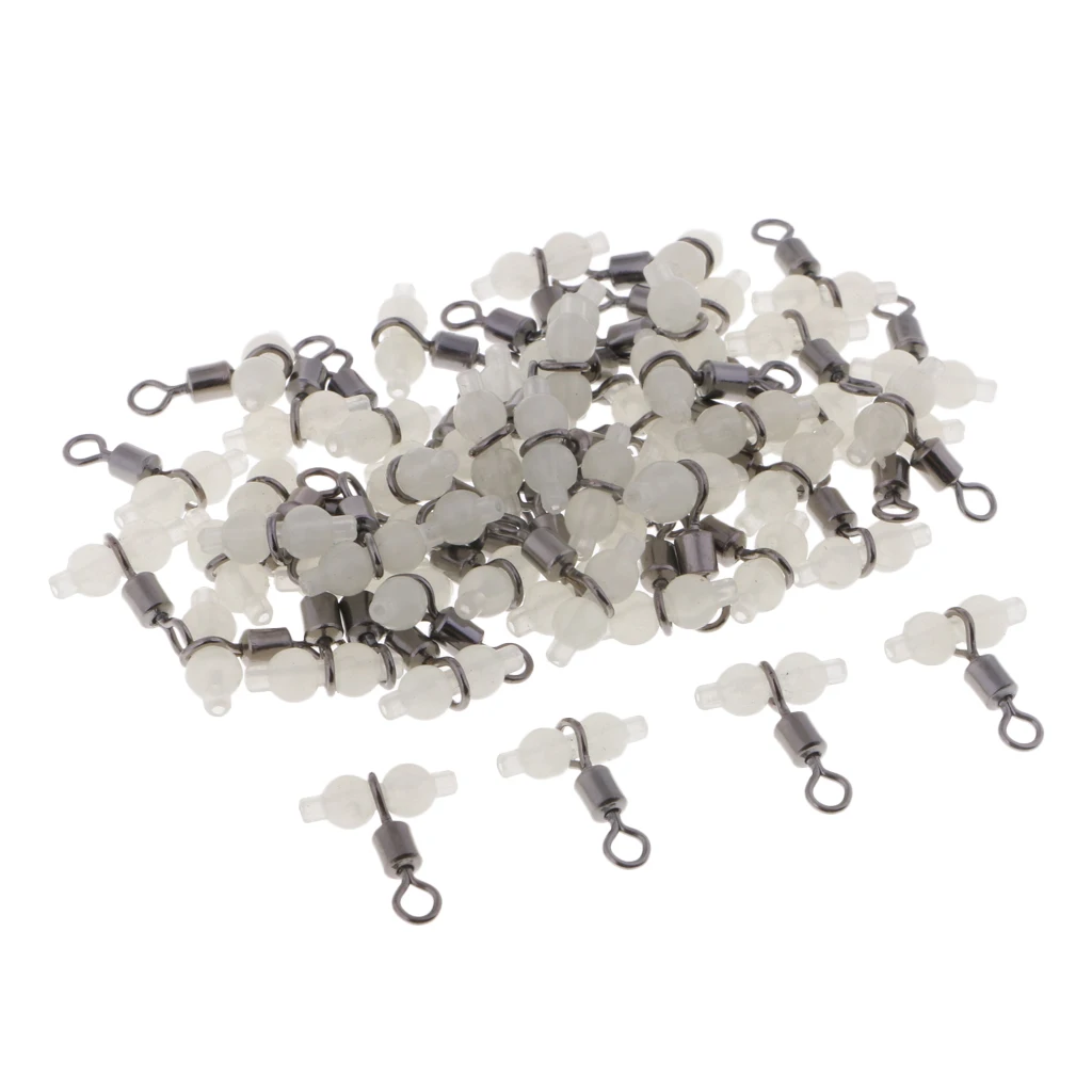 50Pcs Stainless Steel Luminous 3 Way Fishing Swivels Cross Line Connectors - Produce Different Colors Under Different Light
50Pcs Stainless Steel Luminous 3 Way Fishing Swivels Cross Line Connectors - Produce Different Colors Under Different Light