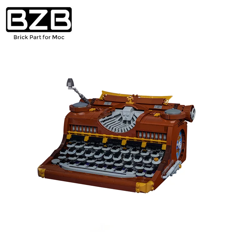 BZB MOC Retro Print Typewriter Machine Building Block Wireless Keyboard Typewriter Building Block Model DIY Kids Birthday Gifts
BZB MOC Retro Print Typewriter Machine Building Block Wireless Keyboard Typewriter Building Block Model DIY Kids Birthday Gifts