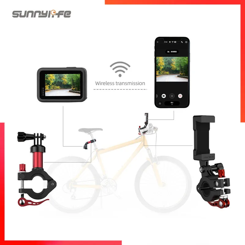 Bike Seat Post Clamp Action 2 Camera Holder Bicycle Mobile Phone Navigation Bracket for DJI ACTION 2/GoPro 10/Insta360 One R 
Bike Seat Post Clamp Action 2 Camera Holder Bicycle Mobile Phone Navigation Bracket for DJI ACTION 2/GoPro 10/Insta360 One R