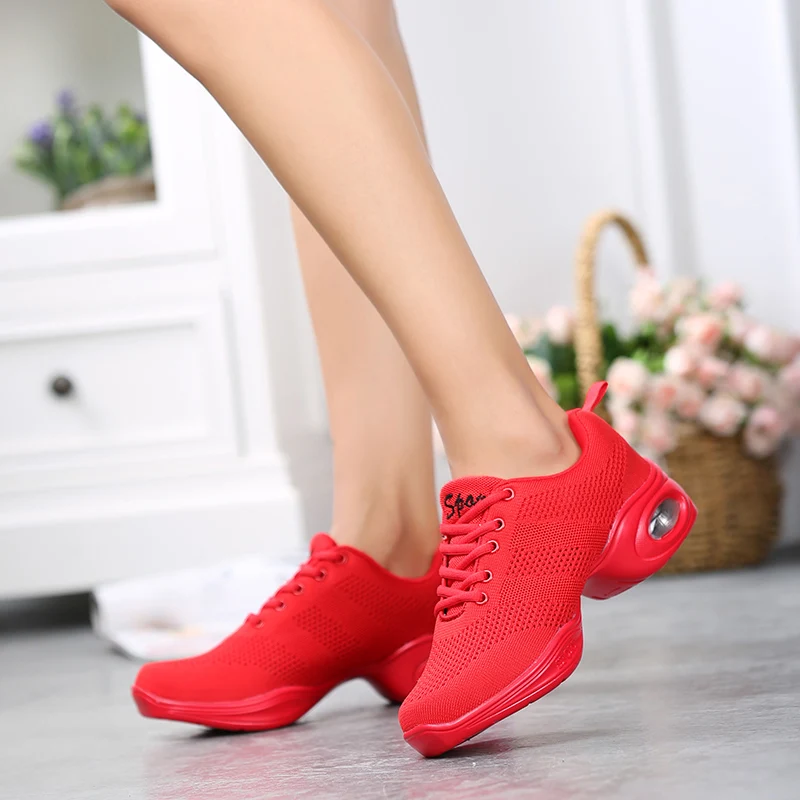 Women's Dance Shoes Woman Jazz Dancing Shoes High-quality Fly Weaving Mesh Dance Sneakers Lady Modern Shoes Female Sports Shoes
Women's Dance Shoes Woman Jazz Dancing Shoes High-quality Fly Weaving Mesh Dance Sneakers Lady Modern Shoes Female Sports Shoes