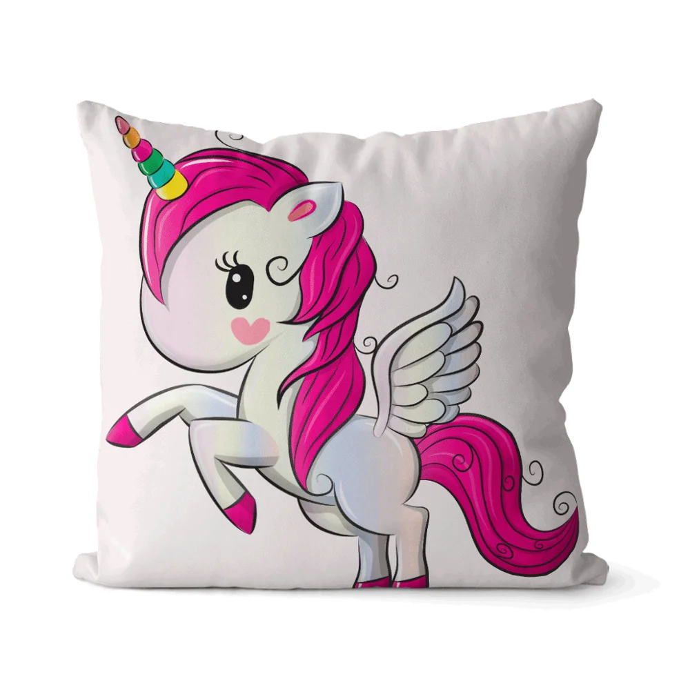 Unicorn printing leisure cushion cover square canvas pillowcase home decoration sofa chair rest pillowcase gift for daughter
Unicorn printing leisure cushion cover square canvas pillowcase home decoration sofa chair rest pillowcase gift for daughter
