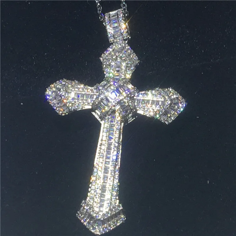 Retro Simple Handmade Big Cross Pendants Luxury Inlay Zircon Men Women Necklaces Fashion Men Women Religion Anniversary Jewelry
Retro Simple Handmade Big Cross Pendants Luxury Inlay Zircon Men Women Necklaces Fashion Men Women Religion Anniversary Jewelry