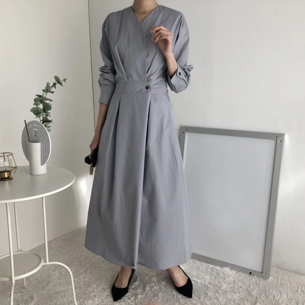 2021 Fashion Retro Autumn New Dress Solid Color V-neck Long Sleeve High Waist Japanese Style Casual Long Dress Women's
2021 Fashion Retro Autumn New Dress Solid Color V-neck Long Sleeve High Waist Japanese Style Casual Long Dress Women's