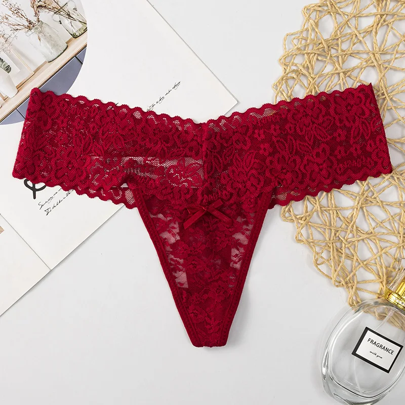 New Lace Women's Underwear Large Size Sexy Women's Thong T-pants Transparent Lace Sexy Underpants Women's Cotton File
New Lace Women's Underwear Large Size Sexy Women's Thong T-pants Transparent Lace Sexy Underpants Women's Cotton File
