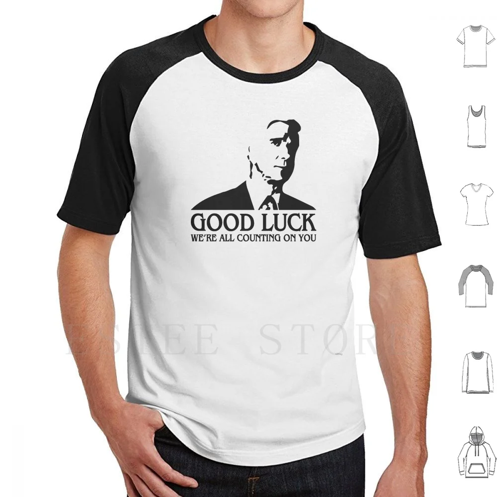 

Good Luck , We'Re All Counting On You T Shirt Men Cotton 6Xl Leslie Nielsen Airplane Airplane 2 Dr Rumack Movie Autopilot