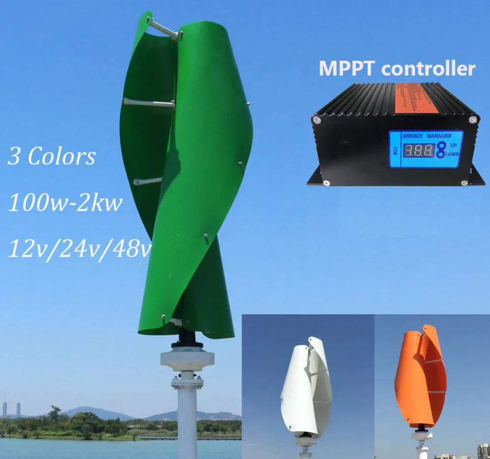 Wind Turbine Started up at 1. 3m White Orange Green Maglev Wind Generator 600w 800w 24v48v Vertical With MPPT Controller
Wind Turbine Started up at 1. 3m White Orange Green Maglev Wind Generator 600w 800w 24v48v Vertical With MPPT Controller
