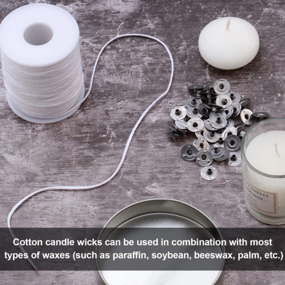 DIY Candle Wick Material Candle Making Tool Kit Scented Candle Set Wick Suit With braided Candle wick holder 300 wick bases
DIY Candle Wick Material Candle Making Tool Kit Scented Candle Set Wick Suit With braided Candle wick holder 300 wick bases
