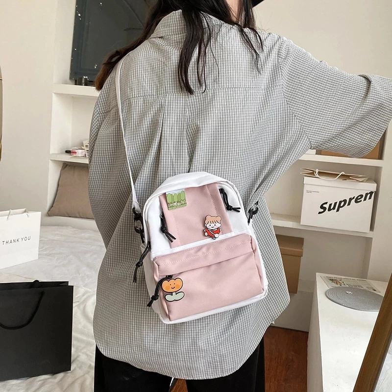 Fashion Canvas Kawaii Mini Backpack New Cute Cartoon Japanese Harajuku color shoulder bag Messenger bags for Teenager Girl
Fashion Canvas Kawaii Mini Backpack New Cute Cartoon Japanese Harajuku color shoulder bag Messenger bags for Teenager Girl