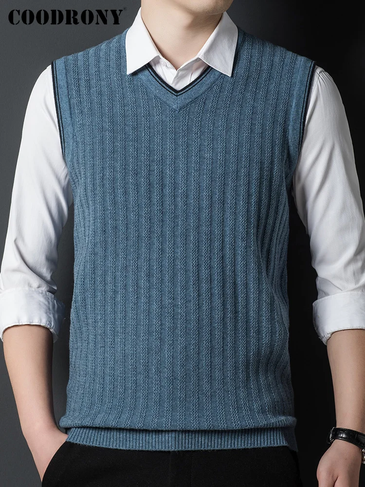 COODRONY бренд весна осень Повседневная модная мужская Трикотажная мягкая жилетка уличная одежда новое поступление мужские однотонные топы бе... 
COODRONY бренд весна осень Повседневная модная мужская Трикотажная мягкая жилетка уличная одежда новое поступление мужские однотонные топы бе...