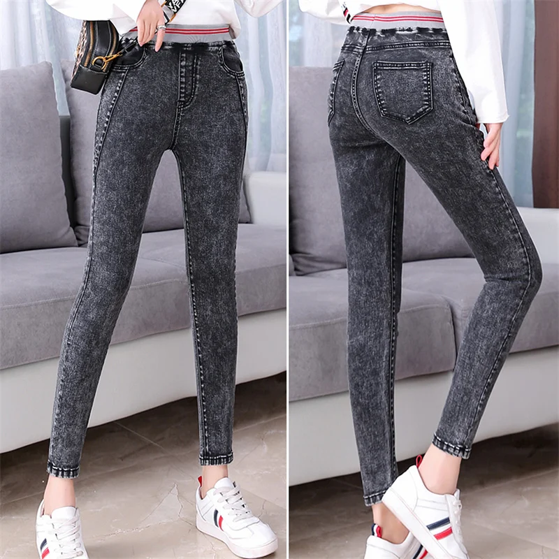 For 40-200kg Women High Waist Oversized Tight Denim Jeans Lady Students Plus Size Pants Girls Stretch Skinny Slim Mom Trousers
For 40-200kg Women High Waist Oversized Tight Denim Jeans Lady Students Plus Size Pants Girls Stretch Skinny Slim Mom Trousers