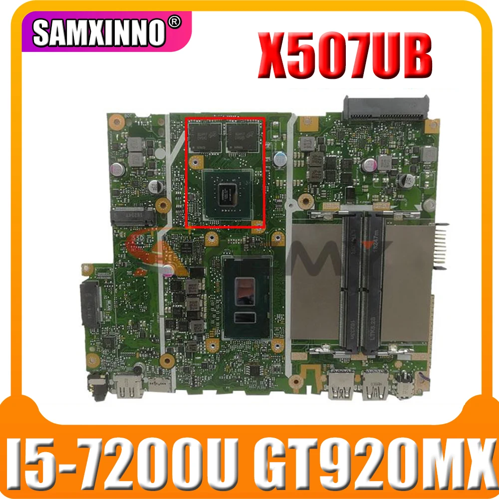 Материнская плата X507UB для ноутбука Asus X507U X507UB X507UBR X507URA Y5000UB, материнская плата с подсветкой GT920MX 100% tesk OK
Материнская плата X507UB для ноутбука Asus X507U X507UB X507UBR X507URA Y5000UB, материнская плата с подсветкой GT920MX 100% tesk OK