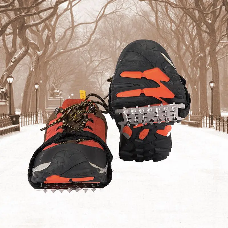 26 Tooth 1 Pair Anti-Skid Crampons Snow Ice Climbing Shoe Crampons Cleats Overshoes Crampons Outdoor Climbing Accessories
26 Tooth 1 Pair Anti-Skid Crampons Snow Ice Climbing Shoe Crampons Cleats Overshoes Crampons Outdoor Climbing Accessories