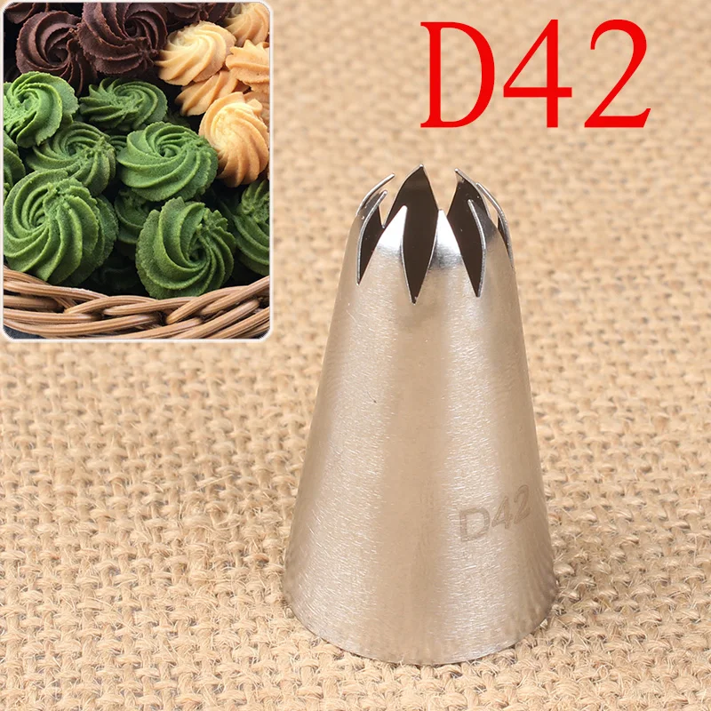 #D42 Star Tip 8 Teeth Cake Decorating Tools Icing Nozzles Stainless Steel Pastry Cupcake Decor Head Pastry Tools
#D42 Star Tip 8 Teeth Cake Decorating Tools Icing Nozzles Stainless Steel Pastry Cupcake Decor Head Pastry Tools