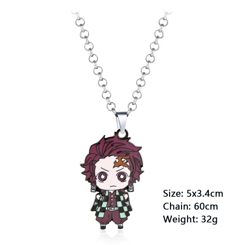 Demon Slayer Kimetsu no Yaiba Cosplay Necklace Kamado Tanjirou Nezuko Hashibira Inosuke Pendant Chains Necklace collares Men
Demon Slayer Kimetsu no Yaiba Cosplay Necklace Kamado Tanjirou Nezuko Hashibira Inosuke Pendant Chains Necklace collares Men