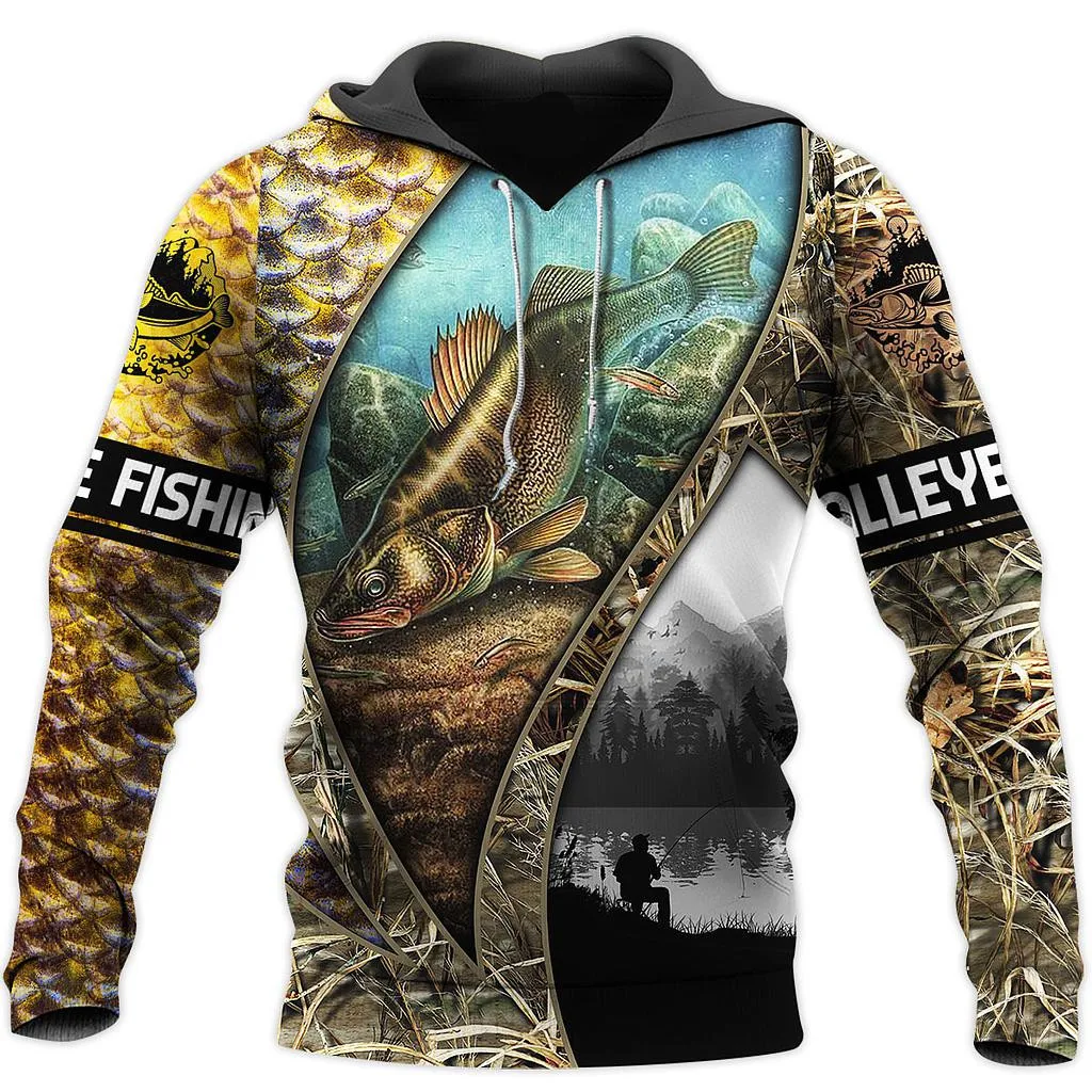New Fashion Hoodie Walleye Fishing Series 3D Printing Sweatshirt Hoodie Zipper Hoodie Unisex Street Casual Sweatshirt NO0009
New Fashion Hoodie Walleye Fishing Series 3D Printing Sweatshirt Hoodie Zipper Hoodie Unisex Street Casual Sweatshirt NO0009