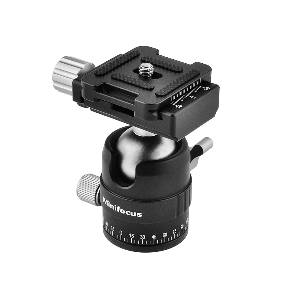 Tripod Ball Head 360 Degree Rotating Panoramic Ballhead with 1/4 inch Quick Shoe Plate for Tripod Monopod Slider DSLR Camera Cam
Tripod Ball Head 360 Degree Rotating Panoramic Ballhead with 1/4 inch Quick Shoe Plate for Tripod Monopod Slider DSLR Camera Cam